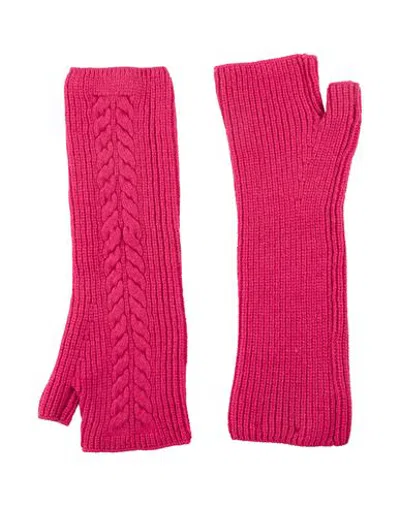 Herno Accessories - Gloves In Fuchsia - Lilac - Orange