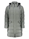 Herno Adjustable-hood Padded Coat In Gray