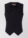 Herno Adjustable Strap V-neck Top In Black