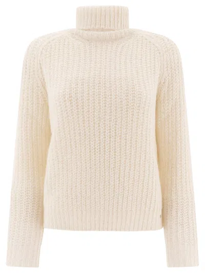 HERNO ALPACA AND LUREX TURTLENECK SWEATER KNITWEAR