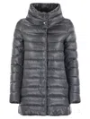 Herno Women's Amelia - Down Jacket With Ring Collar In Blue