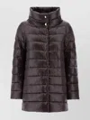 Herno Amelia A-shape Puffer Coat In Black