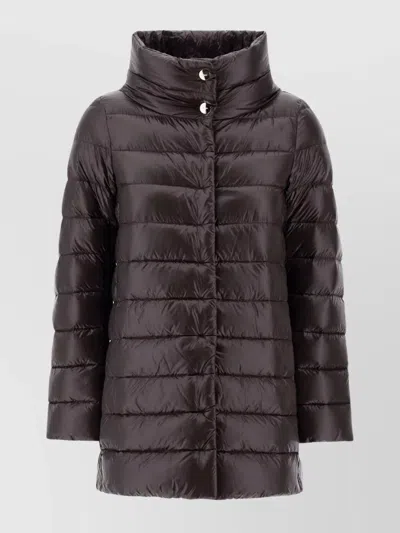 Herno Amelia A-shape Puffer Coat In Black