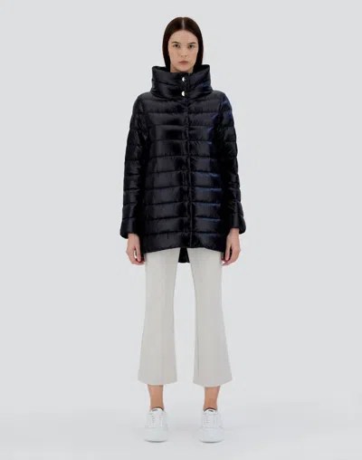 Herno Amelia A-shape Jacket In Black