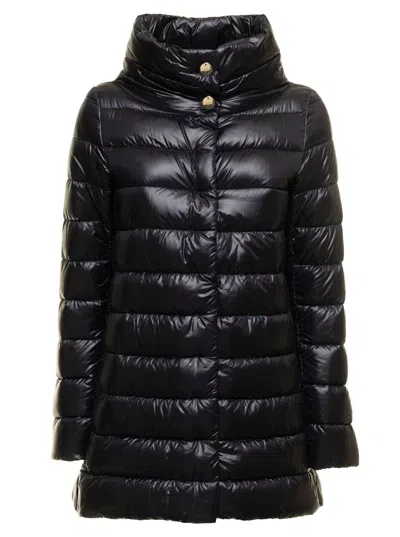 Herno Amelia Black Nylon Down Jacket