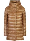 Herno Amelia Down Coat In Brown