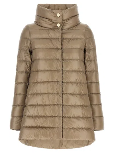 Herno Amelia Down Jacket In Beige