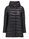 Herno "amelia" Quilted Down Jacket In Black