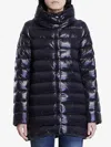 Herno Amelia Black Nylon Down Jacket In Black
