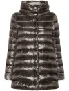 Herno Amelia Light Puffer Jacket In Gray