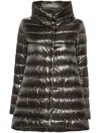 Herno Amelia Light Puffer Jacket In Gray