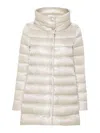 Herno Ultralight Padded Down Coat In Grey