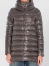 Herno Amelia Light Puffer Jacket In Gray