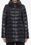 Herno Amelia Quilted Down Jacket In Black