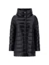 Herno Amelia Quilted High-neck Down Jacket In Black