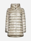 Herno Long-sleeved Down Jacket In Chantilly