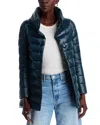 Herno Amelia Stand Collar Down Coat In Jade