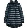 Herno Amelia Ultralight A-line Puffer Jacket In Blue