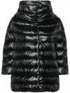 Herno Padded Long Coat With Flared Silhouette