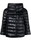 Herno Sofia Down Cape In Black  