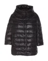 Herno Sofia Quilted Nylon Down Jacket In Black