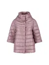 Herno Aminta Down Jacket In Purple