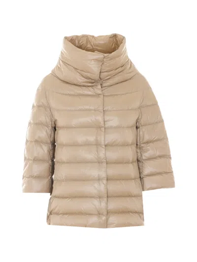 Herno Aminta Padded Jacket In Neutrals