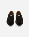 Herno Suede And Monogram Loafers In Brown