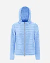 Herno Reversible Goose-down Puffer Jacket In Light Blue