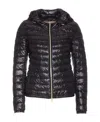 Herno Angela Quilted Puffer Jacket In Black