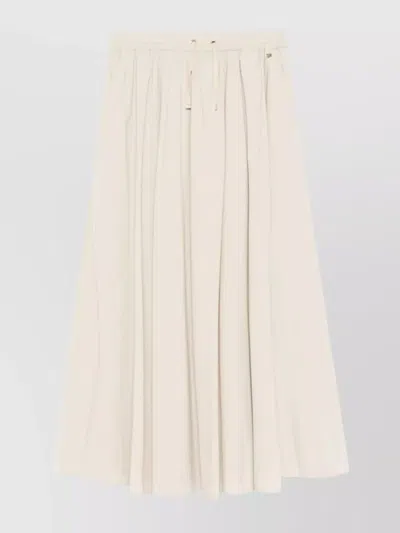 HERNO ANKLE LENGTH DRAWSTRING SKIRT