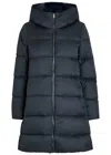 Herno Ardenelle Padded Woven Jacket In Black