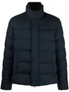 Herno Short Down Jacket With Detachable Fur Insert In Black