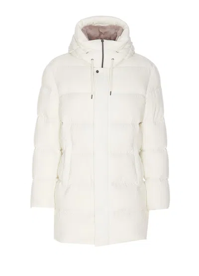 Herno Arendelle Down Jacket In Bianco