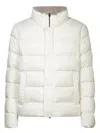 Herno Arendelle Faux Fur White Down Jacket In White