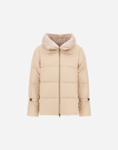 Herno Jacket In Arendelle In Neutral
