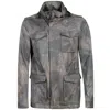 Herno Army Cotton Jacket In Gray