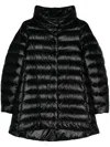 Herno A-shape Ultralight Goose Down Jacket In Black