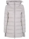 Herno A-shape Chamonix Jacket In Gray