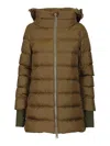 Herno A-shape Down Jacket In Brown