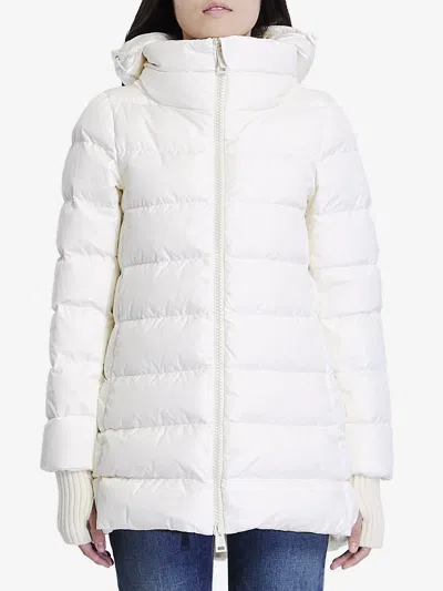 Herno Ashape Puffer Jacket In White