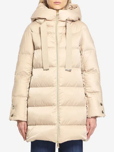 Herno Ashape Puffer Jacket In Neutral