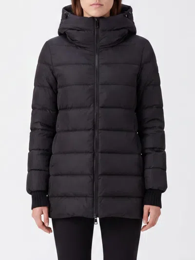 Herno A-shape Short Water-repellent Nylon Down Jacket With Hood In Blue
