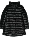 Herno A-shape Ultralight Goose Down Jacket In Black