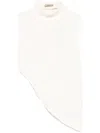Herno Tank Top In Matt Viscose In White