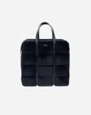 Herno Bag In Lady Alternative Fur In Blue