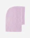 Herno Balaclava In Plain Alpaca Wool In Pink