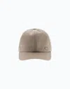 Herno Baseball Cap In 2 Layers Linen In Brown