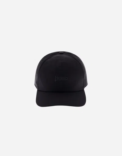 Herno Baseball Cap In Dean In Blue