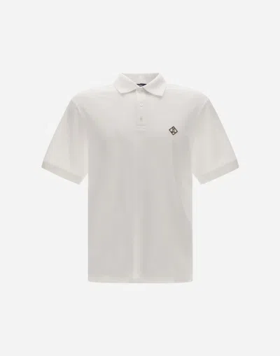 Herno Cotton Polo Shirt With Logo In White
